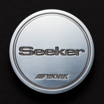 WORK Wheels Seeker Centre Cap - Brushed Silver