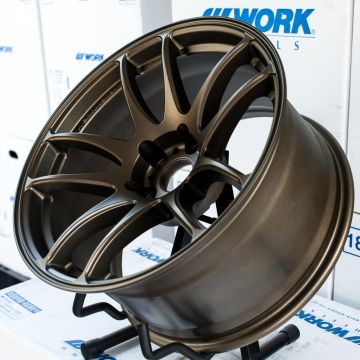 WORK EMOTION KIWAMI 18"x9.5" 5x114.3 ET12 in Ashed Titan Bronze