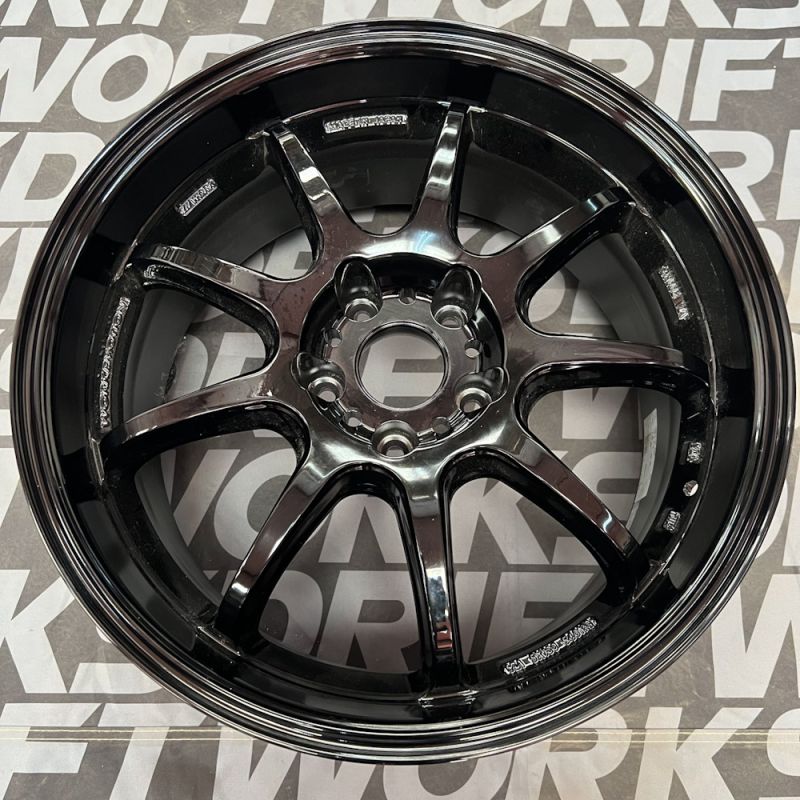 Work Wheels Emotion D9R (Grade B) - 5x114.3 - 18x8.5 ET32 - Black (Single  Wheel)