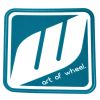 WORK Wheels Block Logo Sticker Energy Mint Blue 