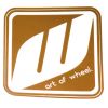 WORK Wheels Block Logo Sticker Copper 