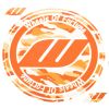 WORK Wheels Circle Camo Sticker Orange 