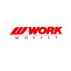 WORK Wheels Mini Logo Sticker Red 90mm