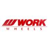 WORK Wheels Logo Sticker Red 200mm